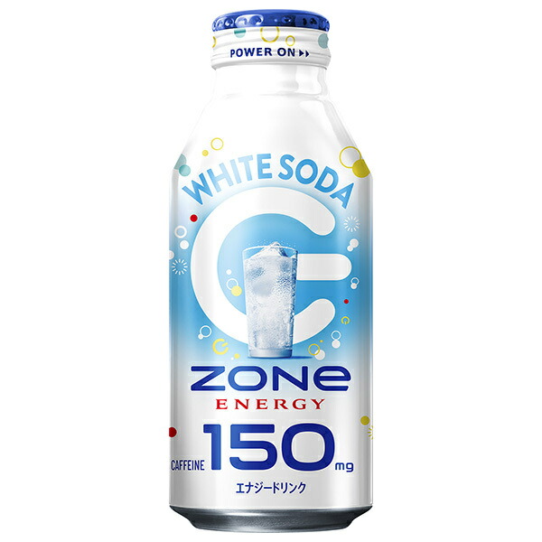 サントリー HYPER ZONe ENERGY ハイパーゾーンエナジー WHITE SODA 400mlボトル缶×24本入×(2ケース)｜ 送料無料 エナジードリンク 炭酸 ソーダ