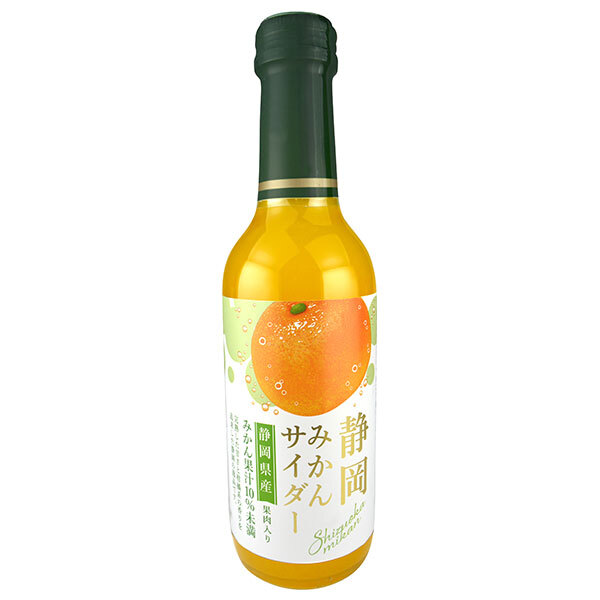 木村飲料 静岡みかんサイダー 240ml瓶×20本入×(2ケース)| 送料無料 炭酸飲料 サイダー みかん オレンジ|ドリンクマーケット