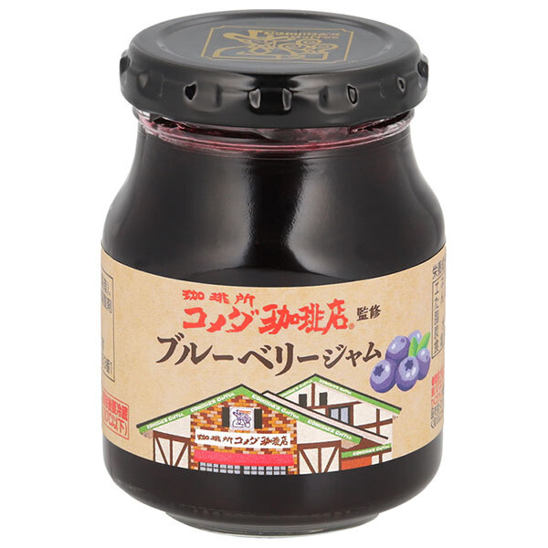 スドージャム コメダ珈琲店監修 ブルーベリージャム 200g瓶×12個入×(2ケース)｜ 送料無料 ジャム コメダ ブルーベリー