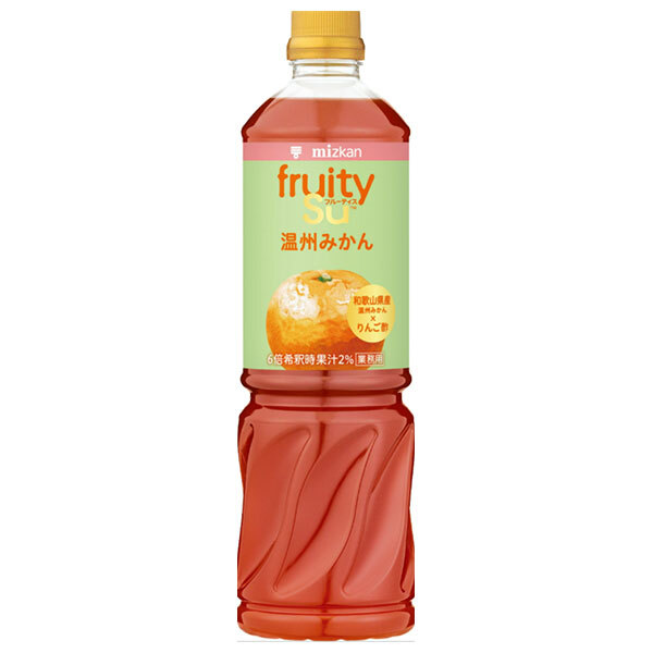 ミツカン 業務用 フルーティス りんご酢 温州みかん 1000mlペットボトル×8本入×(2ケース)| 送料無料 MIZKAN りんご酢飲料 食酢 PET 希釈用|ドリンクマーケット