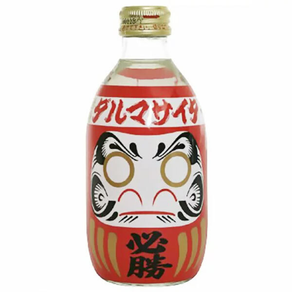 木村飲料 必勝合格ダルマサイダー 300ml瓶×24本入×(2ケース)| 送料無料 炭酸飲料 サイダー 瓶|ドリンクマーケット