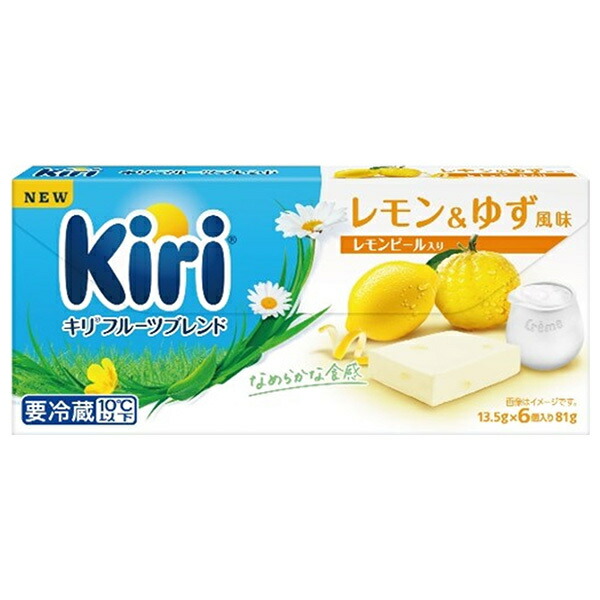 伊藤ハム キリ フルーツブレンド レモン&ゆず風味 81g&times;12個入&times;(2ケース) メーカー 問屋直送｜ 送料無料 チーズ キリ フルーツ｜ドリンクマーケット