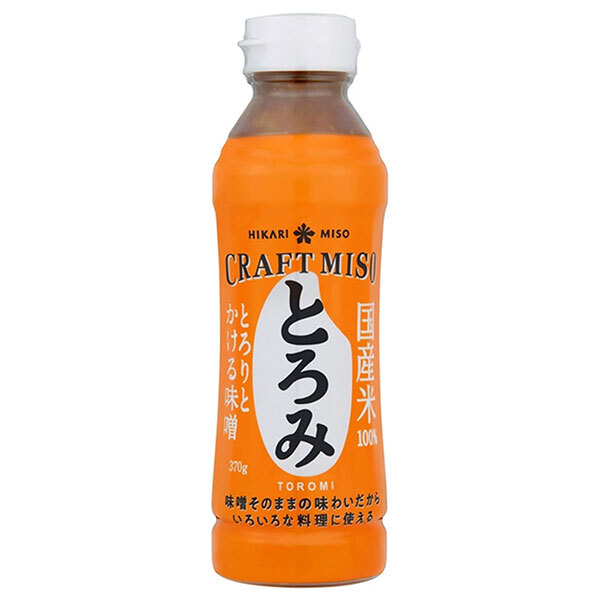 ひかり味噌 CRAFT MISO とろみ 370g×10本入｜ 送料無料 調味料 国産米 かける 味噌