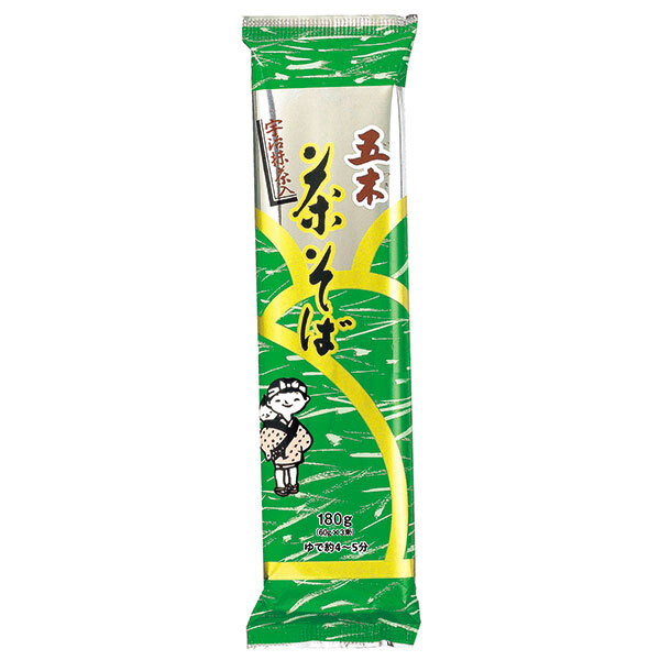 五木食品 茶そば 180g×20個入｜ 送料無料 一般食品 インスタント食品 そば 茶そば 乾麺