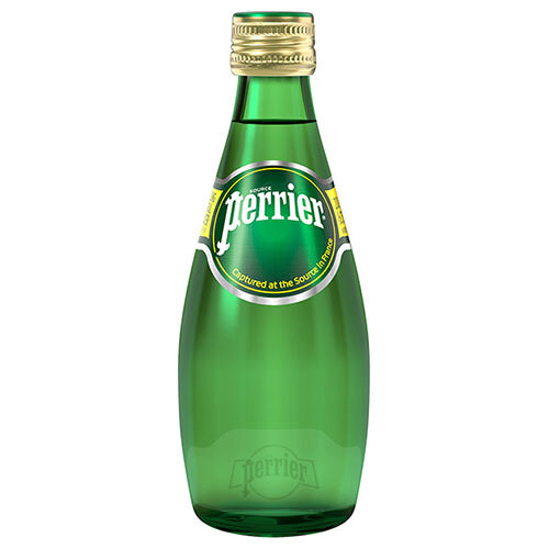 日仏貿易 ペリエ (6本パック) 200ml瓶&times;24本入&times;（2ケース）｜ 送料無料 ミネラルウォーター 発泡水 炭酸水｜ドリンクマーケット