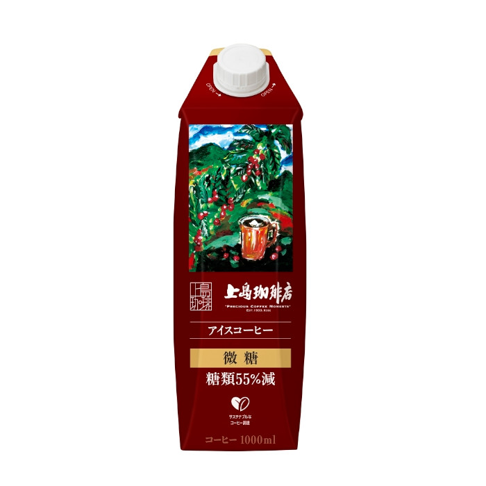 UCC 上島珈琲店 アイスコーヒー 微糖 紙パック 1,000ml×12本×(2ケース) 8,564円