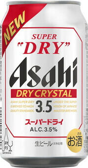 楽天市場】アサヒ スーパードライ ドライクリスタル 生ビール 350ml 缶