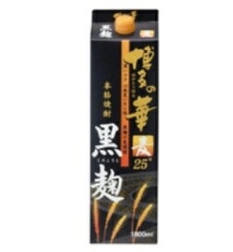 福徳長酒類 博多の華 黒麹の麦焼酎 本格麦焼酎 1.8Lパック 2ケース12本セット 25度 1800ml 麦焼酎 焼酎 送料無料 紙パック 焼酎セット 男性 男 むぎ焼酎 お酒 酒 家飲み 宅飲み 女性 女 おすすめ むぎ 焼酎パック ギフト プレゼント 贈り物 お祝い 内祝い 誕生日 13,379円