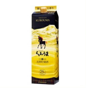 神楽酒造 くろうま 長期貯蔵 1.8Lパック 1ケース6本セット 本格麦焼酎 25度 1800ml 送料無料 紙パック 麦焼酎 焼酎 焼酎セット 男性 男 お酒 酒 家飲み 宅飲み 晩酌 女性 女 おすすめ まとめ買い むぎ焼酎 むぎ 焼酎パック ギフト プレゼント 贈り物 お祝い 誕生日|ドリンク専門店 雫