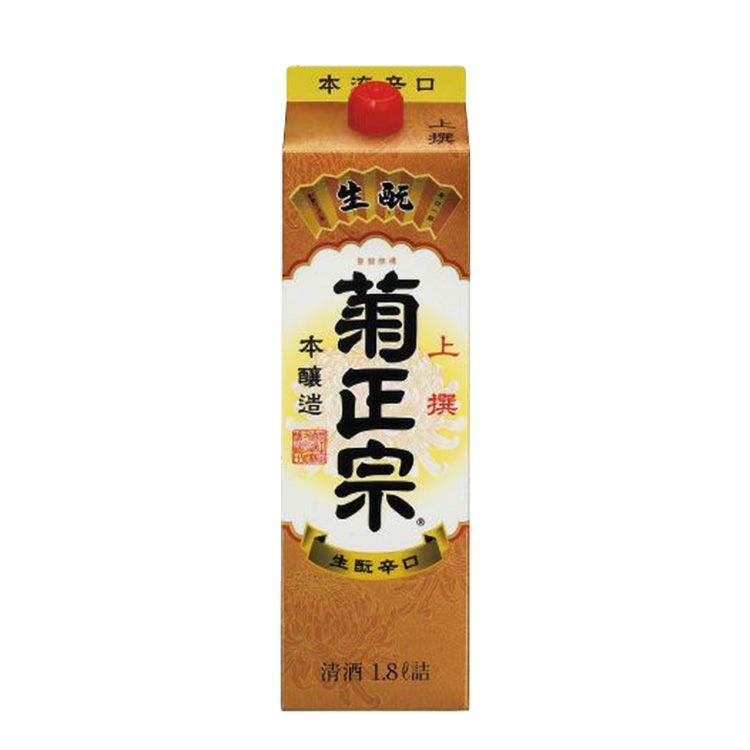 菊正宗酒造 菊正宗 上撰 サケパック 本醸造 1.8Lパック 1ケース6本セット 日本酒 1800ml 送料無料 紙パック 日本酒セット 男性 男 清酒 お酒 酒 家飲み 宅飲み 女性 女 おすすめ 日本酒パック ギフト プレゼント 贈り物 お祝い 誕生日 内祝い お返し