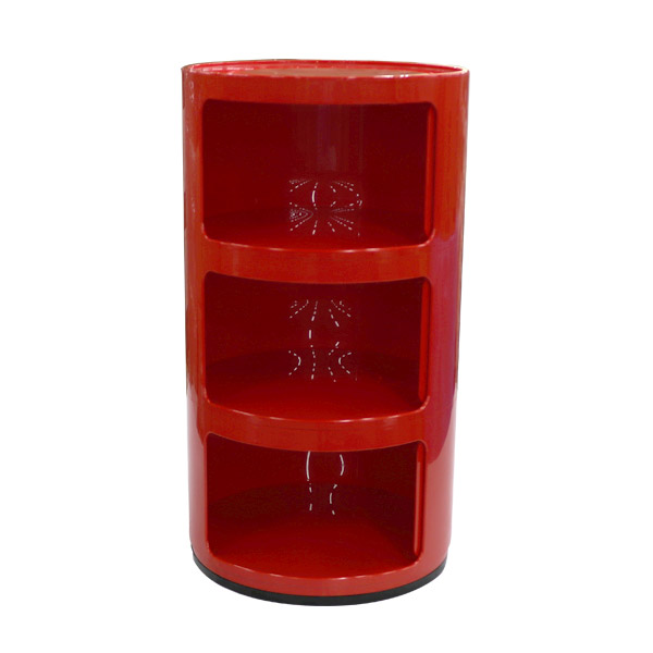 Kartellカルテルチェストコンポニビリ3COMPONIBILI34967パープルPURPLE3段収納ケースラウンドチェストインテリア家具イタリア『送料無料(一部地域除く)』