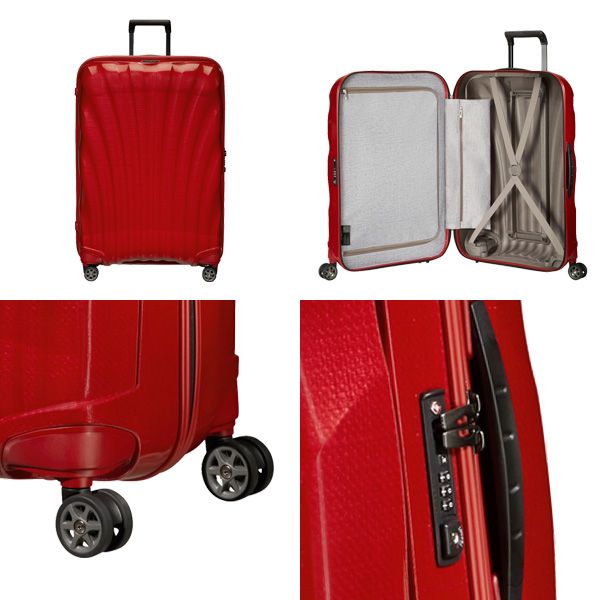 特上美品 サムソナイト スーツケース キャリーケース シーライト C-LITE スピナー55 36L 55 cm 2.1kg 軽量 ディープブルー  通販