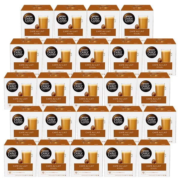 ネスカフェ ドルチェグスト 専用カプセル カフェオレ×24箱【3～4営業日以内に出荷】【送料無料】ネスレ ネスカフェ コーヒー ホットコーヒー