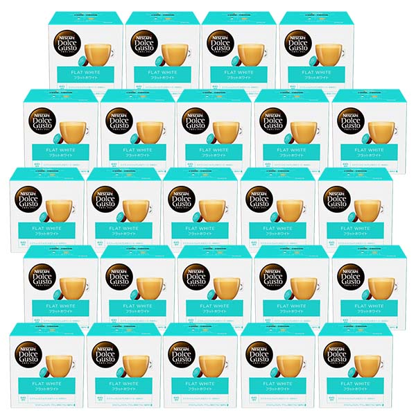 ネスカフェ ドルチェグスト 専用カプセル フラットホワイト×24箱【3～4営業日以内に出荷】【送料無料】ネスレ ネスカフェ コーヒー ホットコーヒー