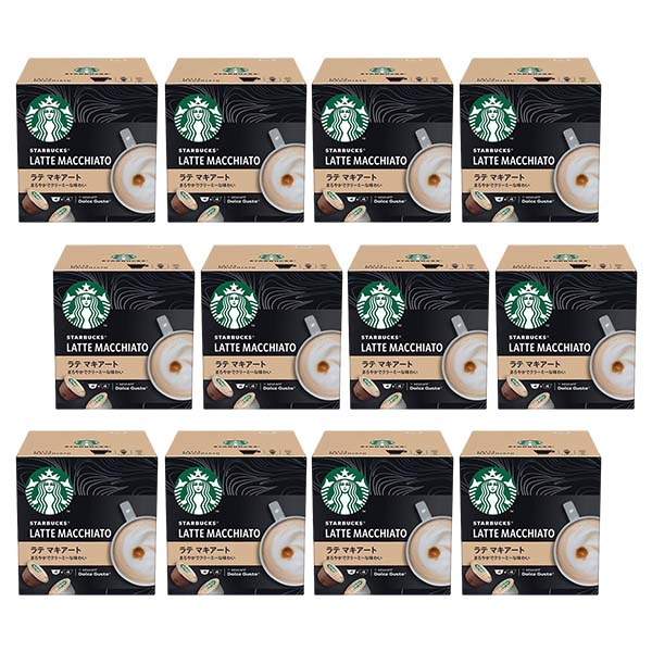 ネスカフェ ドルチェグスト 専用カプセル スターバックス ラテマキアート ×12箱【3~4営業日以内に出荷】【送料無料】ネスレ ネスカフェ コーヒー ホットコーヒー スタバ|ドリンク屋【水・ソフトドリンク】