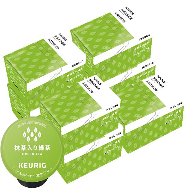 [送料無料] キューリグ Kカップ KEURIG K-Cup カプセルコーヒー カップス 抹茶入り緑茶 7箱(3g×84カプセル) 【3～4営業日以内に出荷】 カプセルコーヒー コーヒーメーカー コーヒーカプセル お茶 まっちゃ
