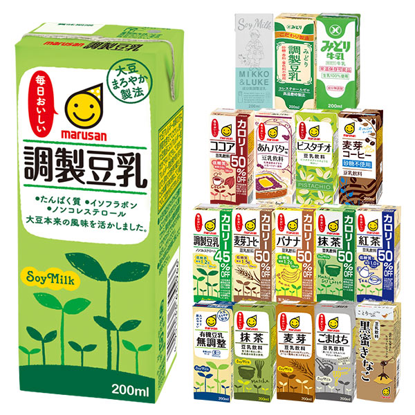 楽天市場】[送料無料]九州乳業 みどり 豆乳 200ml 成分無調整 紙