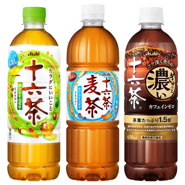 楽天市場】[送料無料]アサヒ 十六茶 630mlPET×48本[24本×2箱]【3
