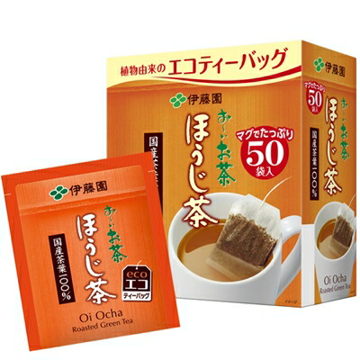 [送料無料] 伊藤園 お～いお茶 エコティーバッグ ほうじ茶 90g(50袋)×20箱 【3～4営業日以内に出荷】 9,072円