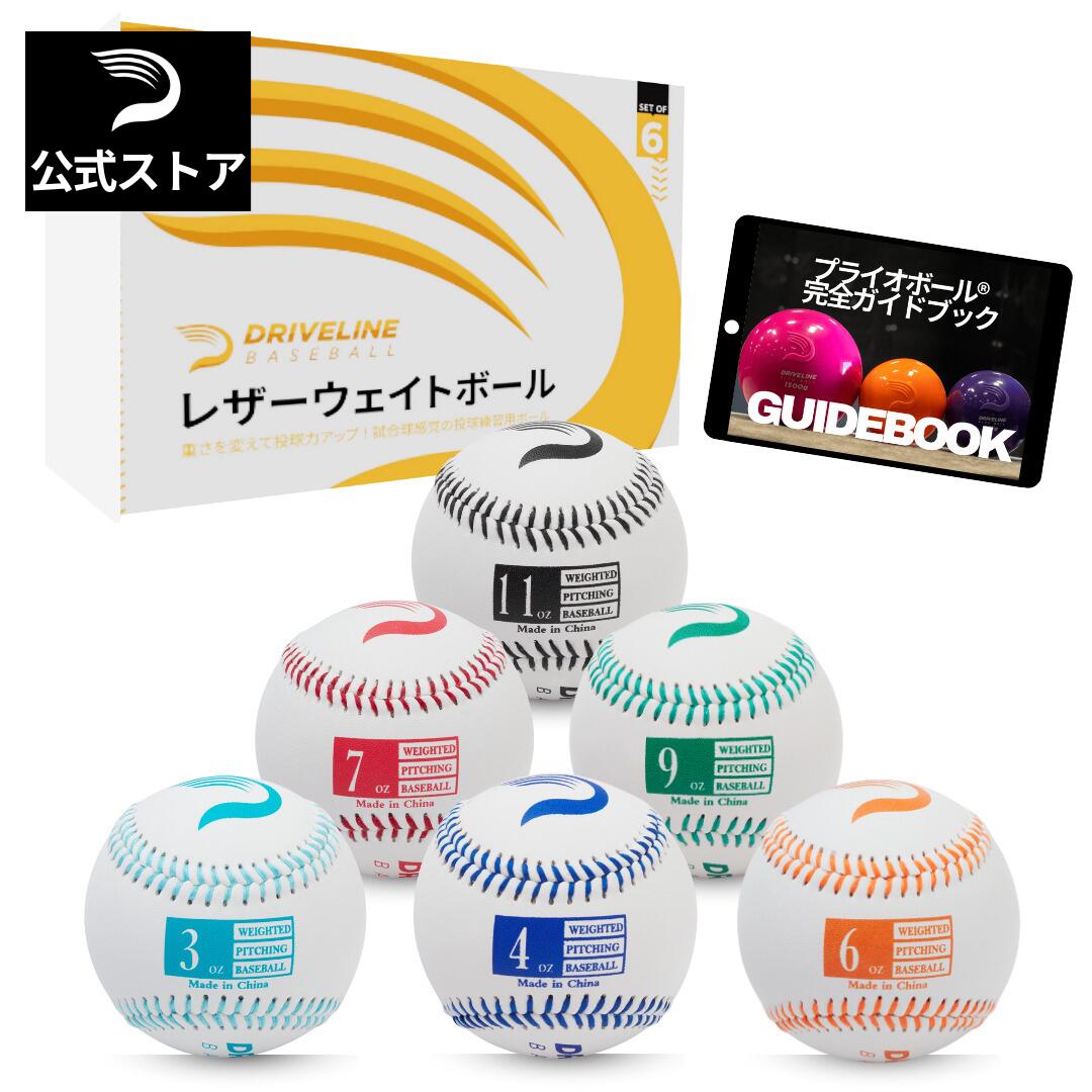 【文芸批評で差し上げ物為し終える中!!】Driveline Baseball レザーウェイトボール 6個書き割り MLB NPB運動選手愛用 球速\u0026抑えつける盛りかえす 曲球キレ繰り上げる ピッチャー至要たるのプロプリオセプション収容能力勝ちとる 本革製の重さの異なるピッチングボール