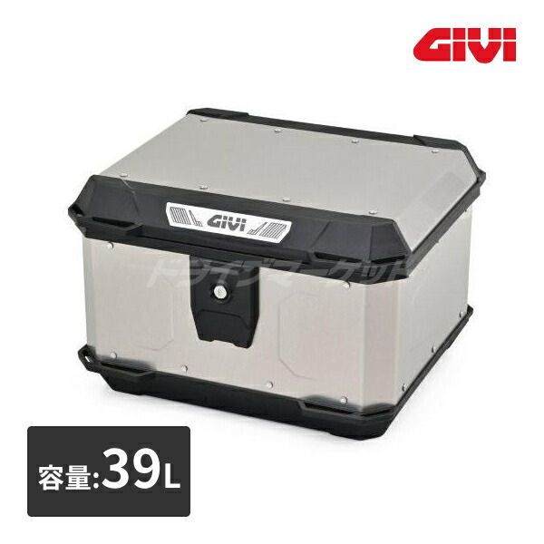 【初夏のﾄﾞｰﾝ!と全品超ﾄｸ祭】デイトナ 60908 GIVI MTN39A モノロック(39L) アルミケース WIDE汎用ベース付属 バイク用リアボックス ジビ DAYTONA｜ドライブマーケット