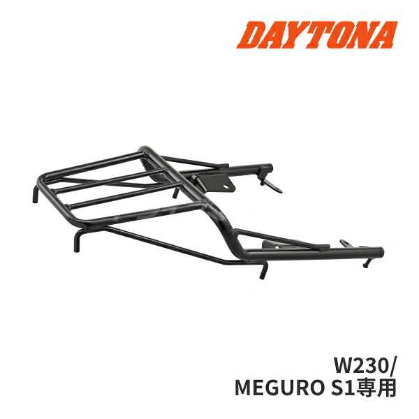 【春のﾄﾞｰﾝ!と全品超ﾄｸ祭】デイトナ 61039 クラシックキャリア W230 / MEGURO S1専用 ブラック バイク用 リアキャリア DAYTONA