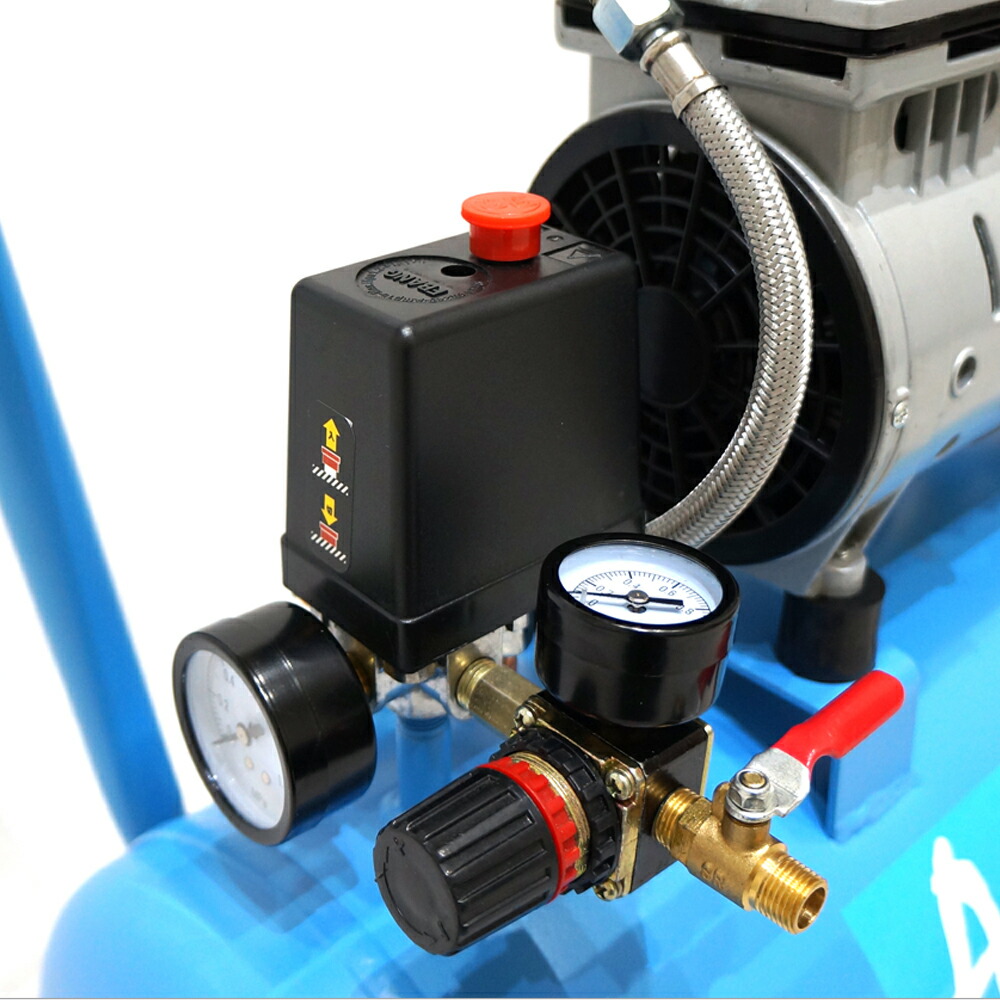 楽天市場 エアーコンプレッサー 静音 12l 100v オイルレス コンプレッサー エアーツール 業務用 兼用 送料無料 あす楽 Dar10q ドライブワールド