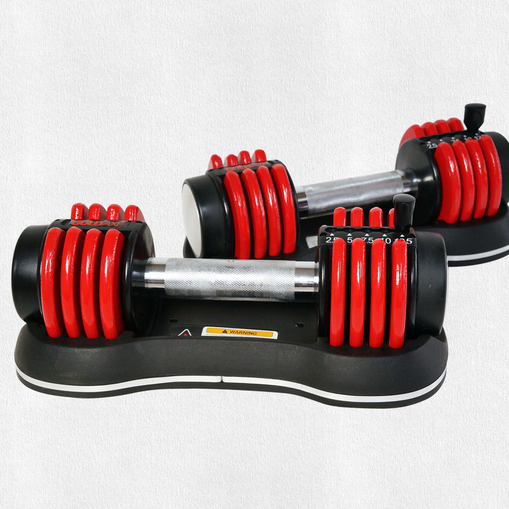 唖鈴 可変聖祭 2個 セット 5kg 5 7kg アジャスタブル ダンベル 可変式ダンベル セット 筋力教習 筋トレ グッズ Goldaxe あす手軽い 送料無料 Xh736r 2 Hiksudan Com