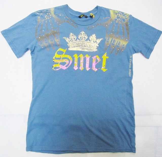 AF95)SMETスタッズ付デザインTシャツ半袖（S11MR2)　☆US購入【送料無料】