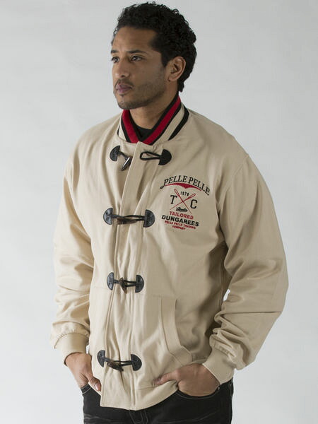AL87)PELLE　PELLE　TAILOREDトラックジャケット（513BQQ)クリーム★US購入B系HIPHOPカジュアルストリートキングサイズ【送料無料】｜ＤＲ．ＪＡＫ