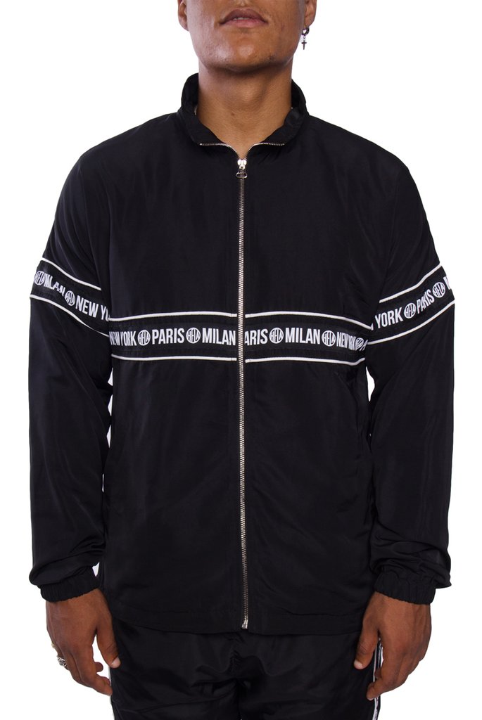 HOMME+FEMME LA トラックジャケット(HFFW1801)オムファムエルエー/AX47/セットアップ★US購入B系HIPHOPカジュアルストリートセレブ【送料無料】｜ＤＲ．ＪＡＫ