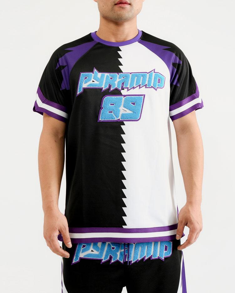 BLACK PYRAMID LIGHTNING SHOOTINGジャージ Tシャツ半袖(Y1161939)黒/ブラックピラミッド/クリスブラウン/BA39★USLANYカジュアルストリートHIPHOPB系/大きいサイズ 7,742円