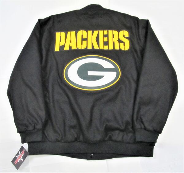JH Design Green Bay Packersウールリバーシブル ジャケット/NFL/グリーンベイ・パッカーズ/2XL/3XL/大きいサイズ/BE40/★US購入B系HIPHOPカジュアルストリートセレブ【送料無料】