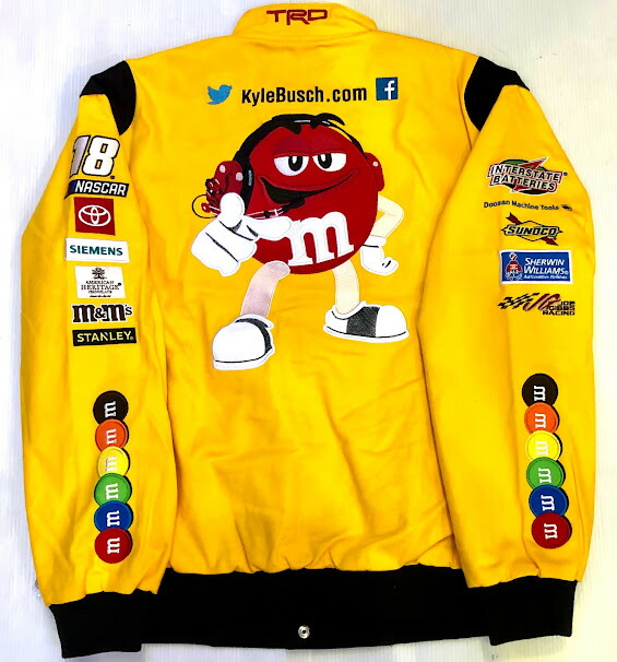 楽天市場】JH Design KYLE BUSCH M&M's 2022 NASCAR TWILL JACKET