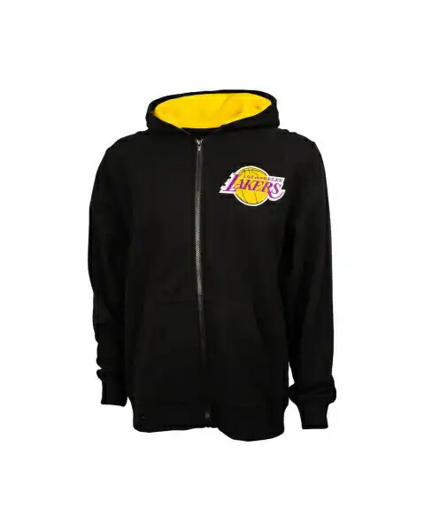 FISLL Los Angeles Lakersジップアップパーカー/NBA/ロサンゼルス・レイカーズ/M/L/XL/XL/2XL/3XL/BI8/★US買いもとめるB系HIPHOPカジュアルストリートセレブ【貨物輸送無料】 コート・ジャケット-メンズファッション