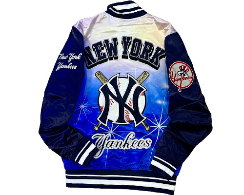 PRO STANDARD New York Yankees サテンジャケット/S/M/L/XL/2XL/3XL/ニューヨーク・ヤンキース/BJ45【送料無料】