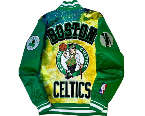 PRO STANDARD Boston Celticsサテンジャケット/S/M/L/XL/2XL/3XL/ボストン・セルティックス/BJ46【送料無料】｜ＤＲ．ＪＡＫ