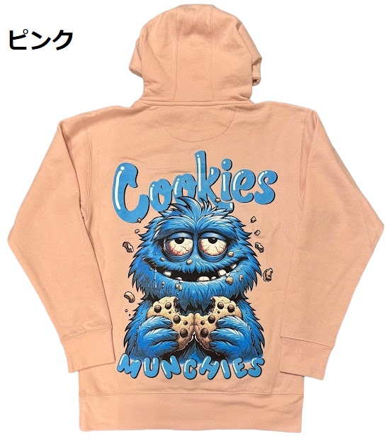 NO BRAND cookies MUNCHIES プリントプルオーバーパーカー/S//M/L/XL/2XL/3XL/US大きさ/大層らしい大きさ/天使の都市/BK22【貨物輸送無料】