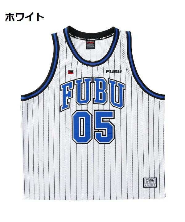 FUBU篭球貯蔵タンクいの一番/ペパーミント/M/L/XL/2XL/FAM-61722/HIPHOP/B系/90年月日/BK61