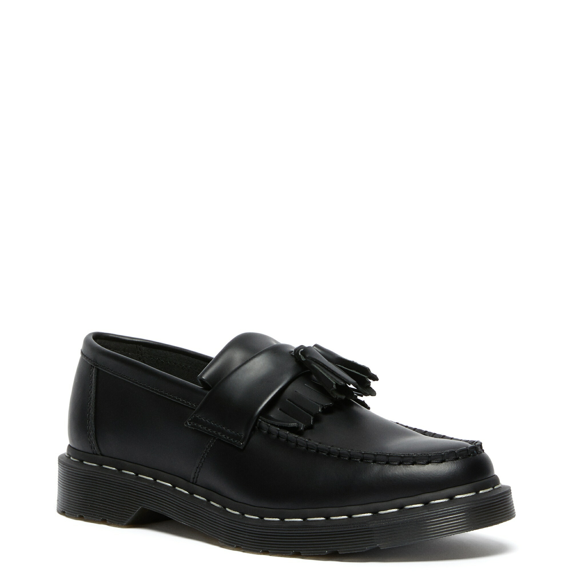 【公式】Dr. Martens ドクターマーチン 【日本限定】ADRIAN ホワイト ステッチ ローファー ユニセックス レディース メンズ おすすめ 人気 靴 BLACK 26805001|ドクターマーチン公式 店