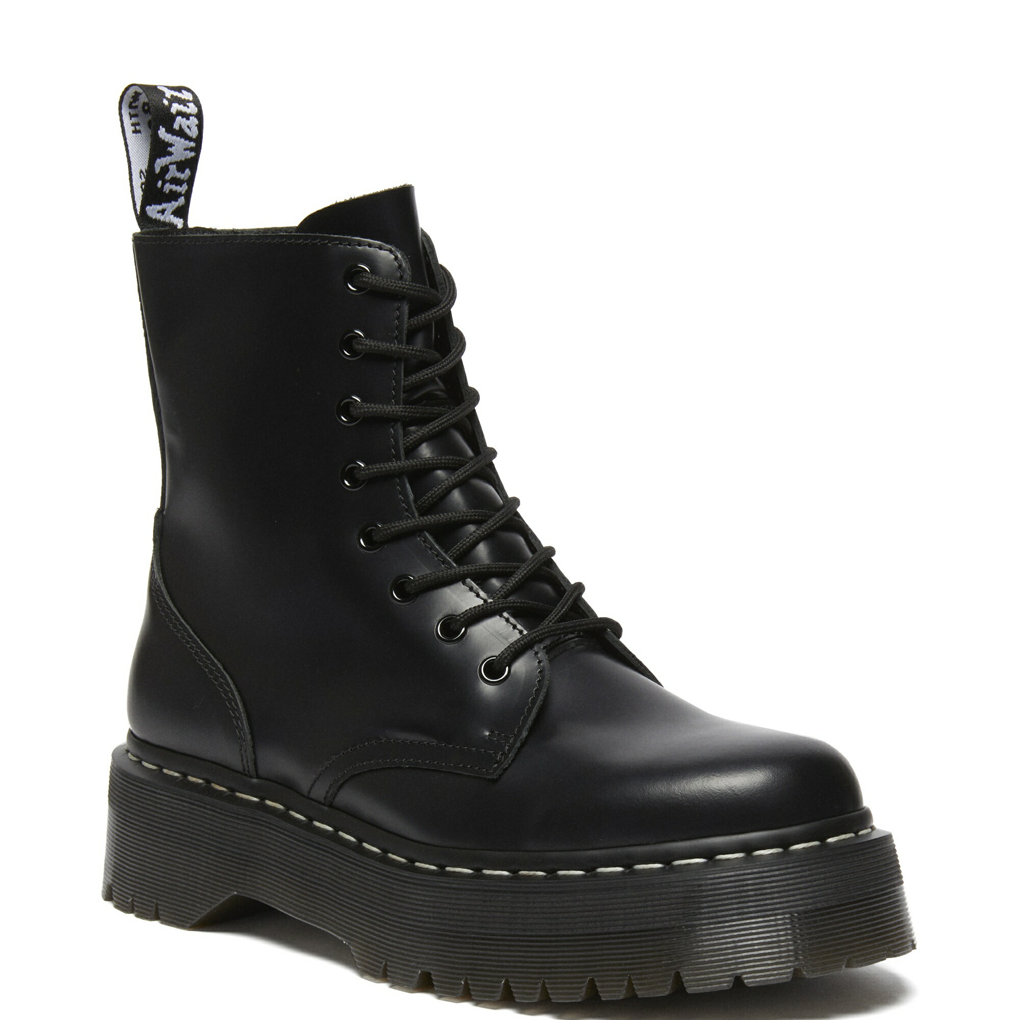 【堅苦しさ】Dr. Martens お医者さんマーチン 【日本押さえる】JADON 白いこと編み目 8 広座敷 ブーツ ユニ一発やる レディース メンズ おすすめ 一般受け 靴 BLACK 32196001