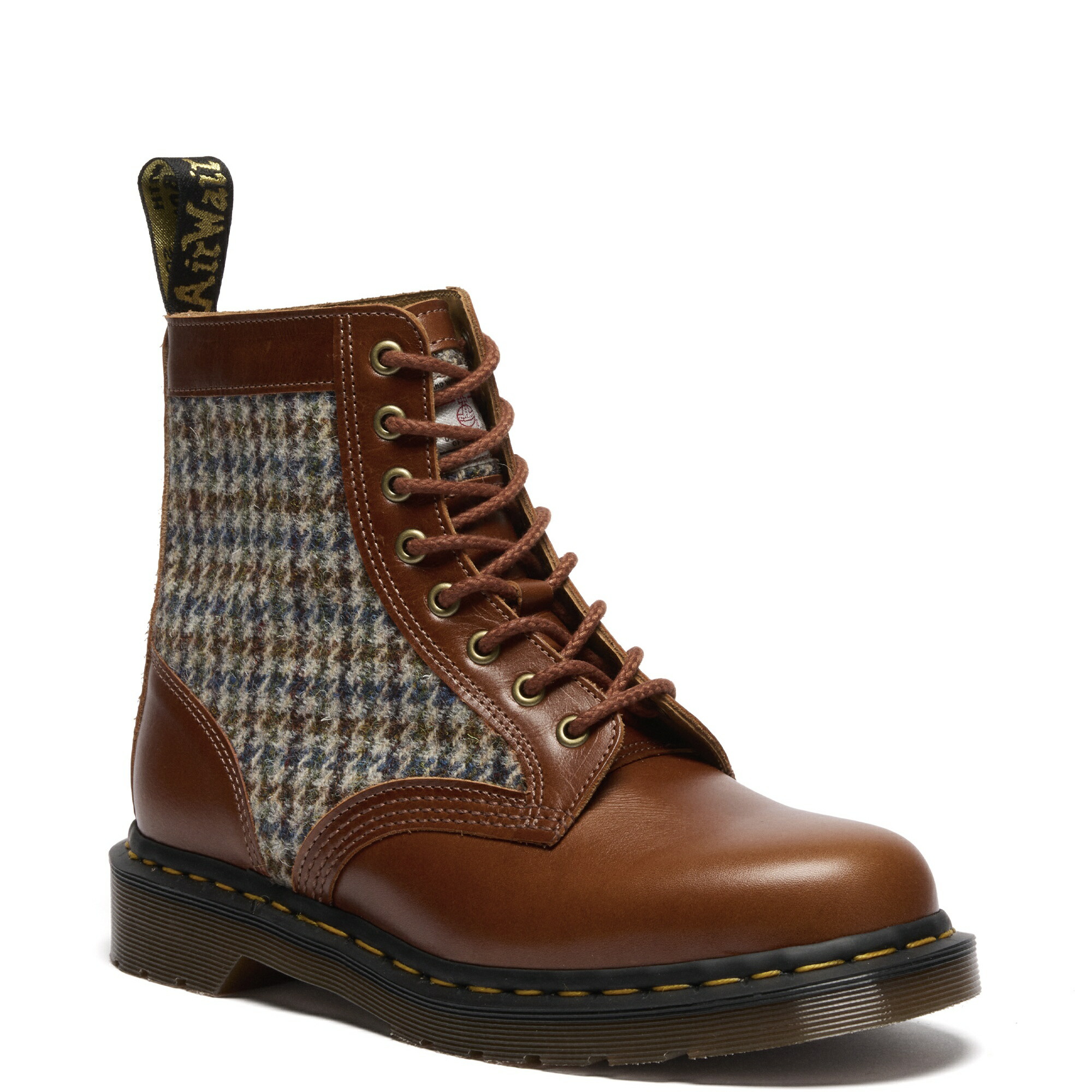 【堅苦しさ】Dr. Martens お医者さんマーチン MIE 1460 PASCAL HARRIS TWEED 8 大広間 ブーツ ユニ一発やる レディース メンズ おすすめ 一般受け 靴 AMBER TAN+MULTI 41756200