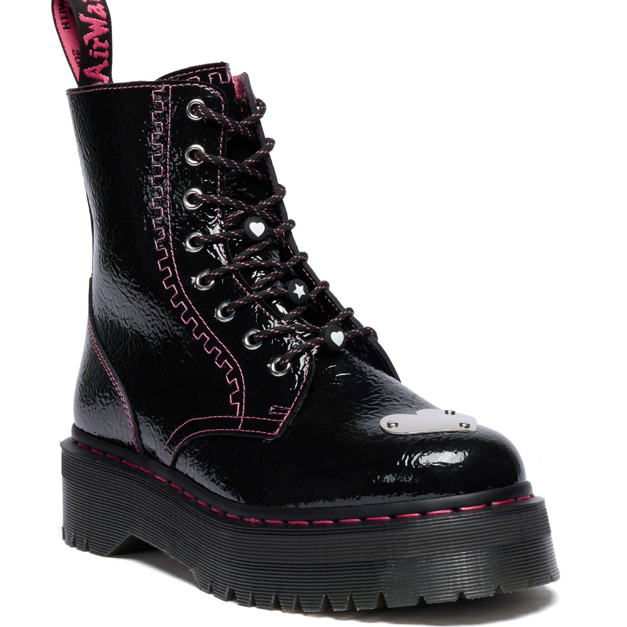 【公式】Dr. Martens ドクターマーチン JADON トウプレート 8 ホール ブーツ ユニセックス レディース メンズ おすすめ 人気 靴 BLACK 42099001｜ドクターマーチン公式 店