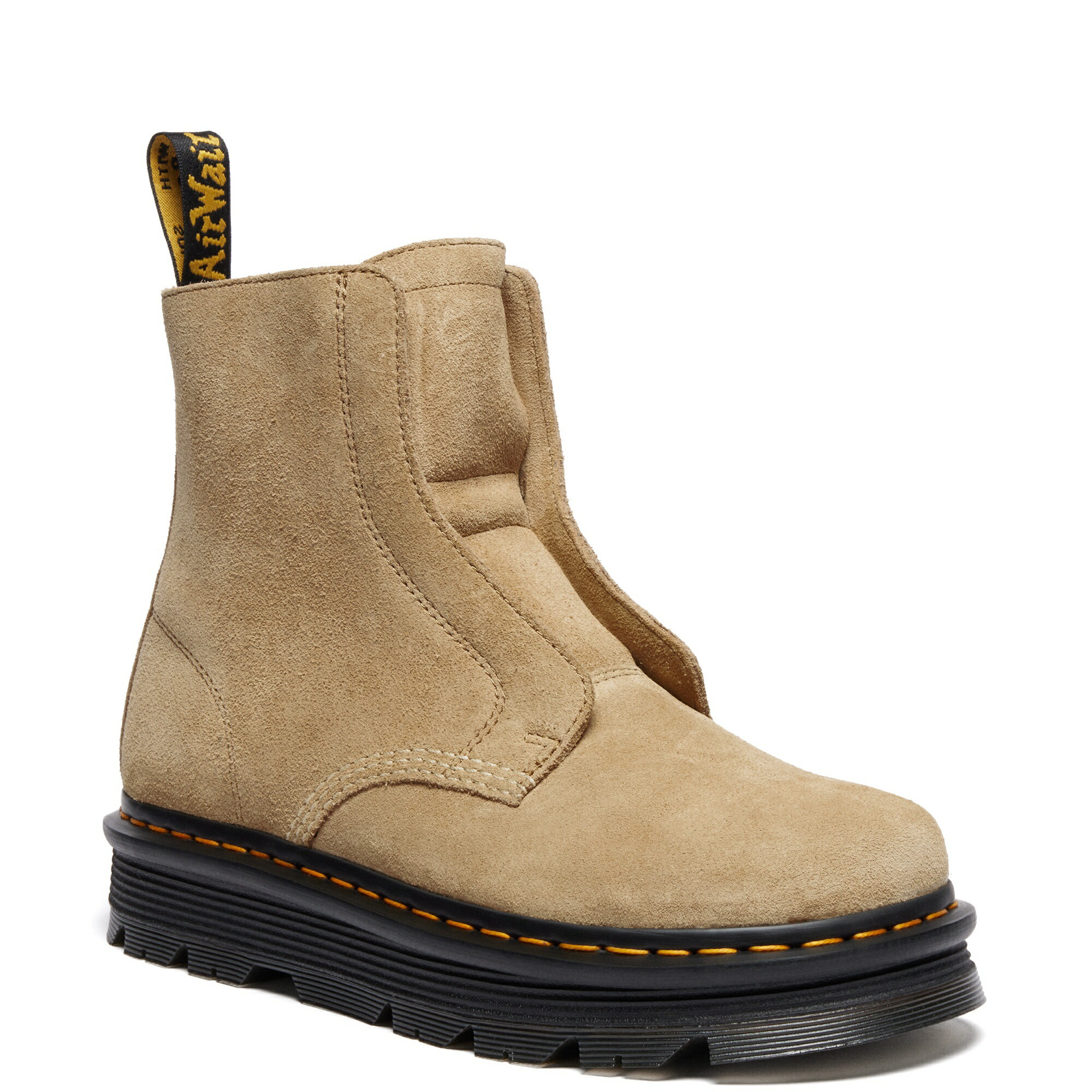 【公式】Dr. Martens ドクターマーチン ZEBZAG レースレス ブーツ シューレス シューレースレス 紐 紐なし 靴紐 靴紐なし ゼブザグ ブーツ ブーツ BROWN ブラウン おすすめ 人気 42246200