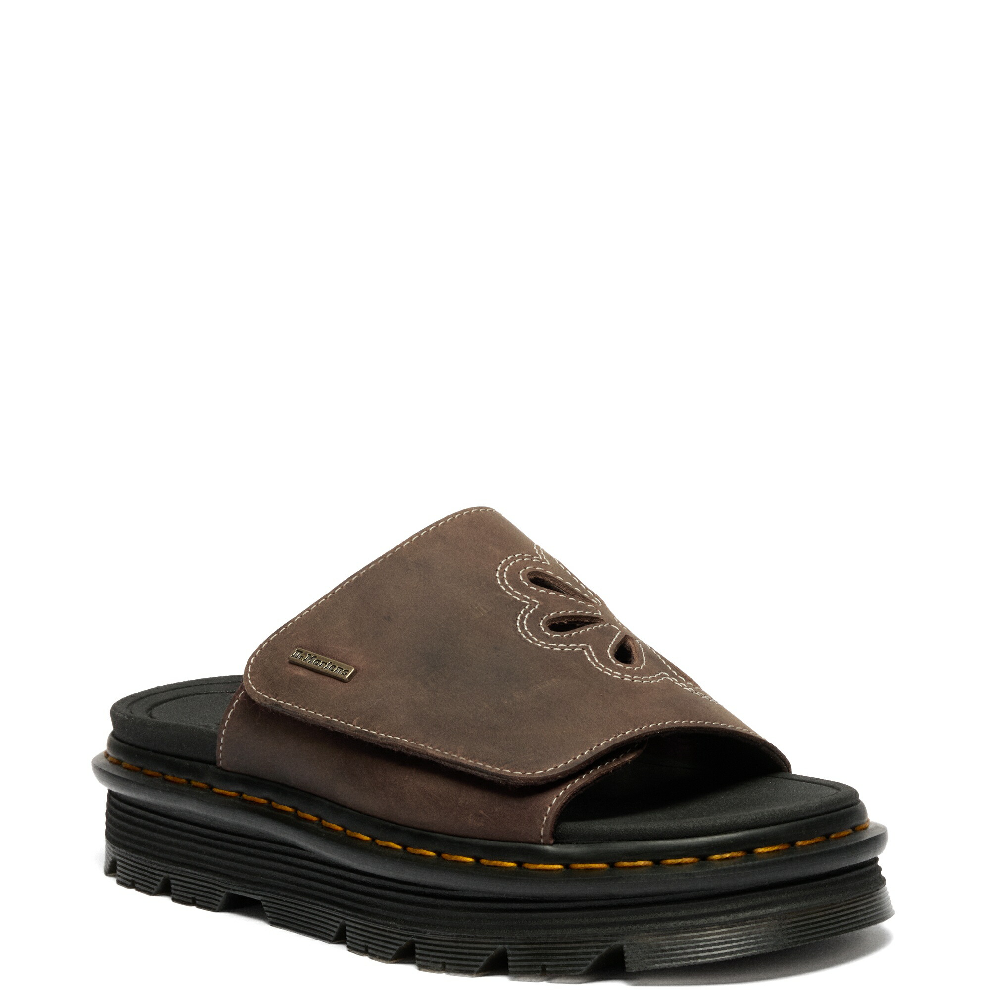 【公式】Dr. Martens ドクターマーチン ZEBZAG スライド サンダル ウィメンズ おすすめ 人気 靴 DARK BROWN 42913200