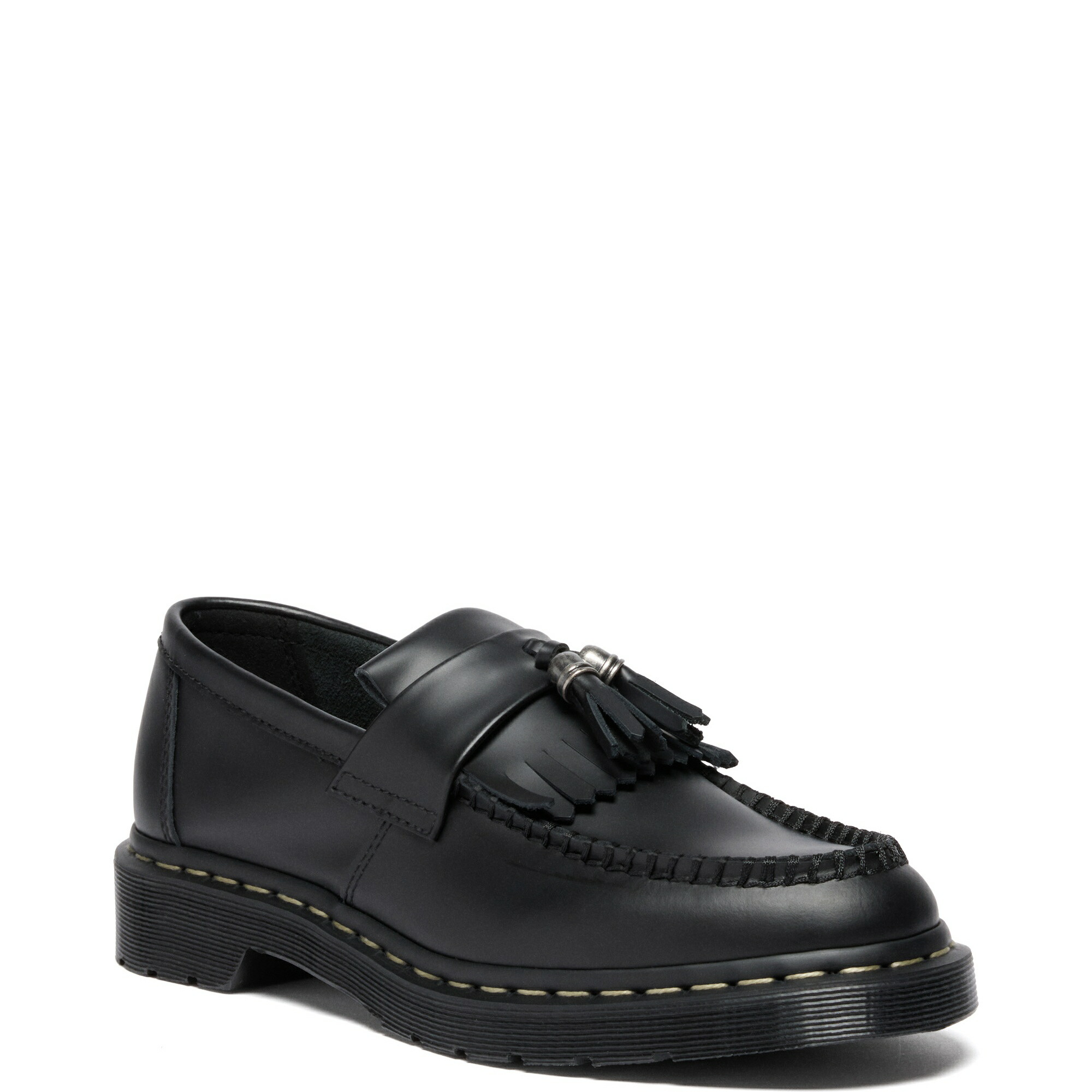 【公式】Dr. Martens ドクターマーチン ADRIAN グレーステッチ ハードウェア タッセル ローファー ユニセックス レディース メンズ おすすめ 人気 BLACK 42918001|ドクターマーチン公式 店