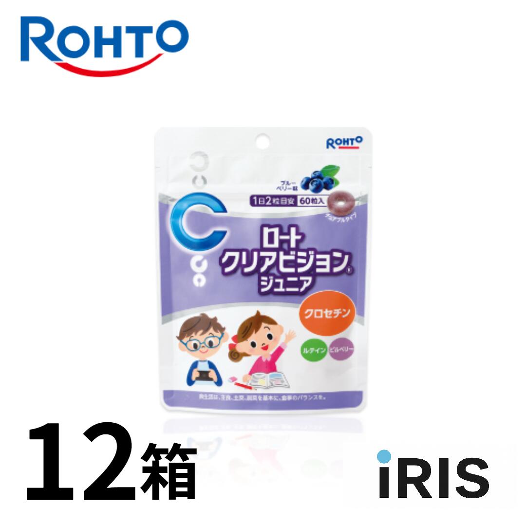 【貨物輸送無料】 ロートクリアビジョンジュニア 60粒 12個 （約12か月分）