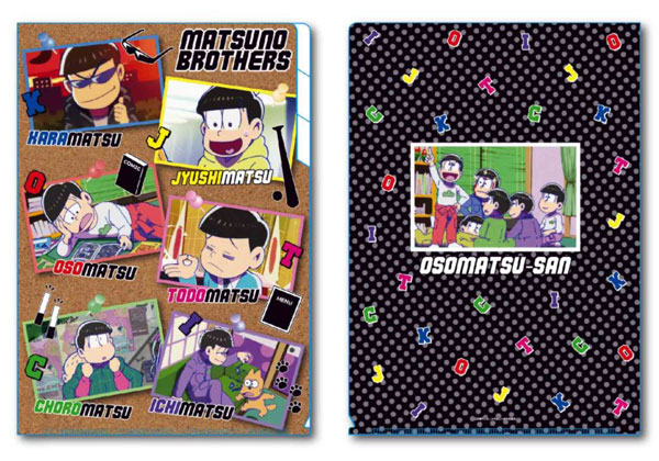 おそ松さんクリアファイル② 未開封 おそ松さん F6 A4クリアファイル2枚組 ナンジャタウン