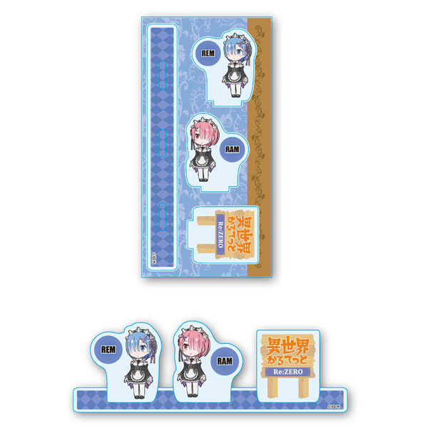 異世界かるてっとアクリルフィギュアレム＆ラム【クリックポスト対応】画像