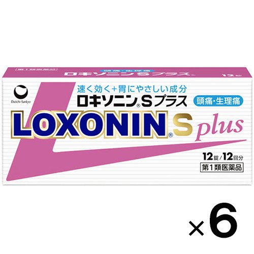 ロキソニンSプラス 12錠×6個